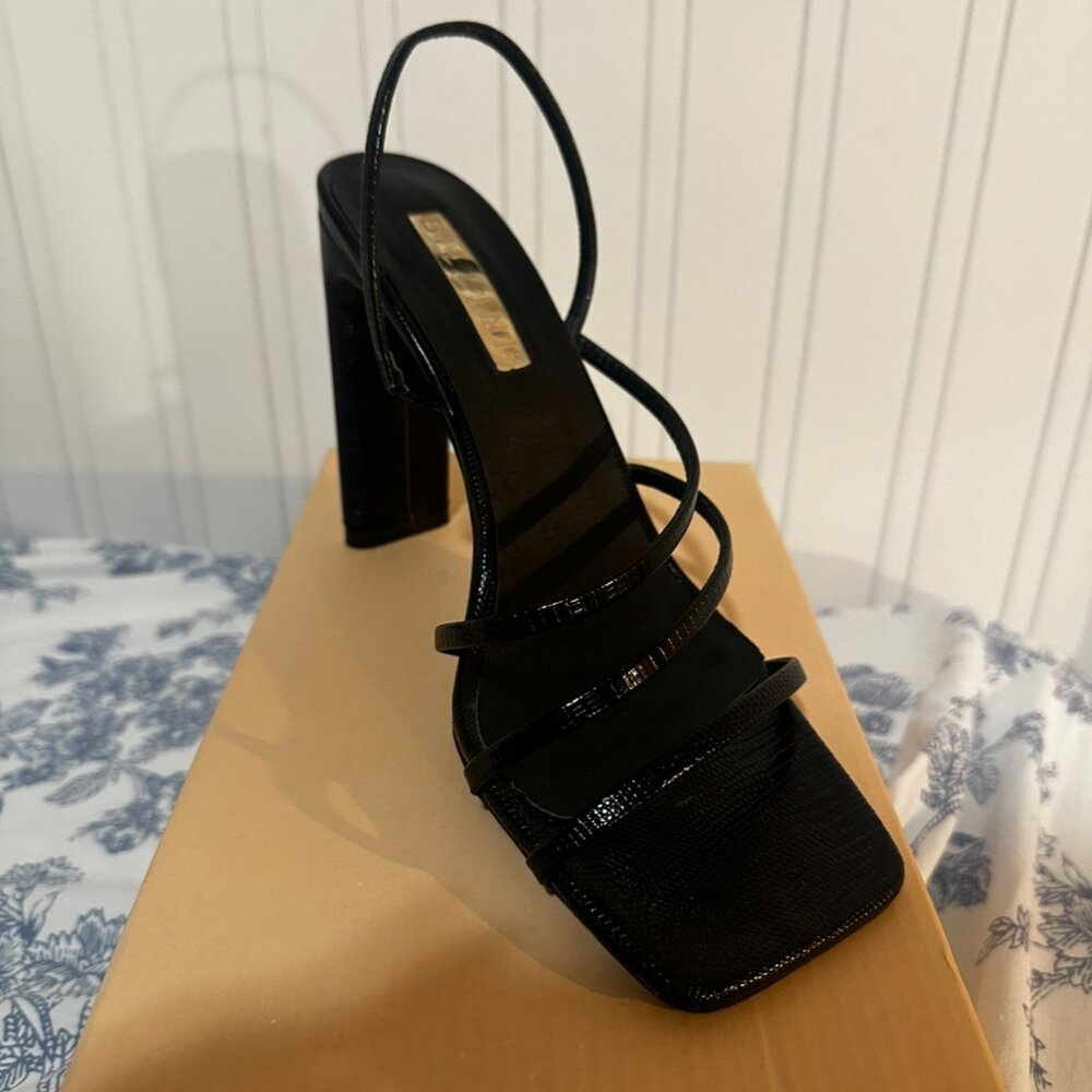 Black Billini strap heel